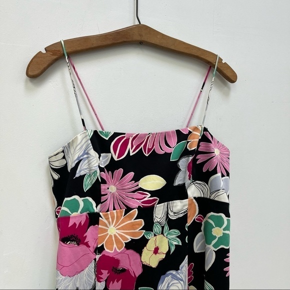 Vintage Nine West Floral Spaghetti Strap Dress - Picture 3 of 8